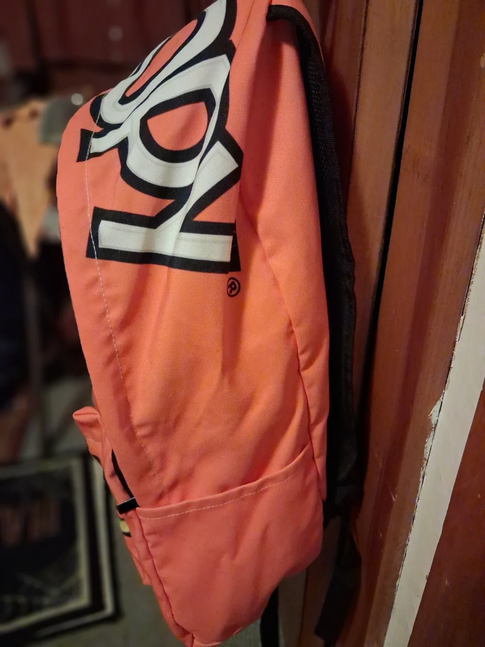 Snoopy & Woodstock Orange Graphic Backpack